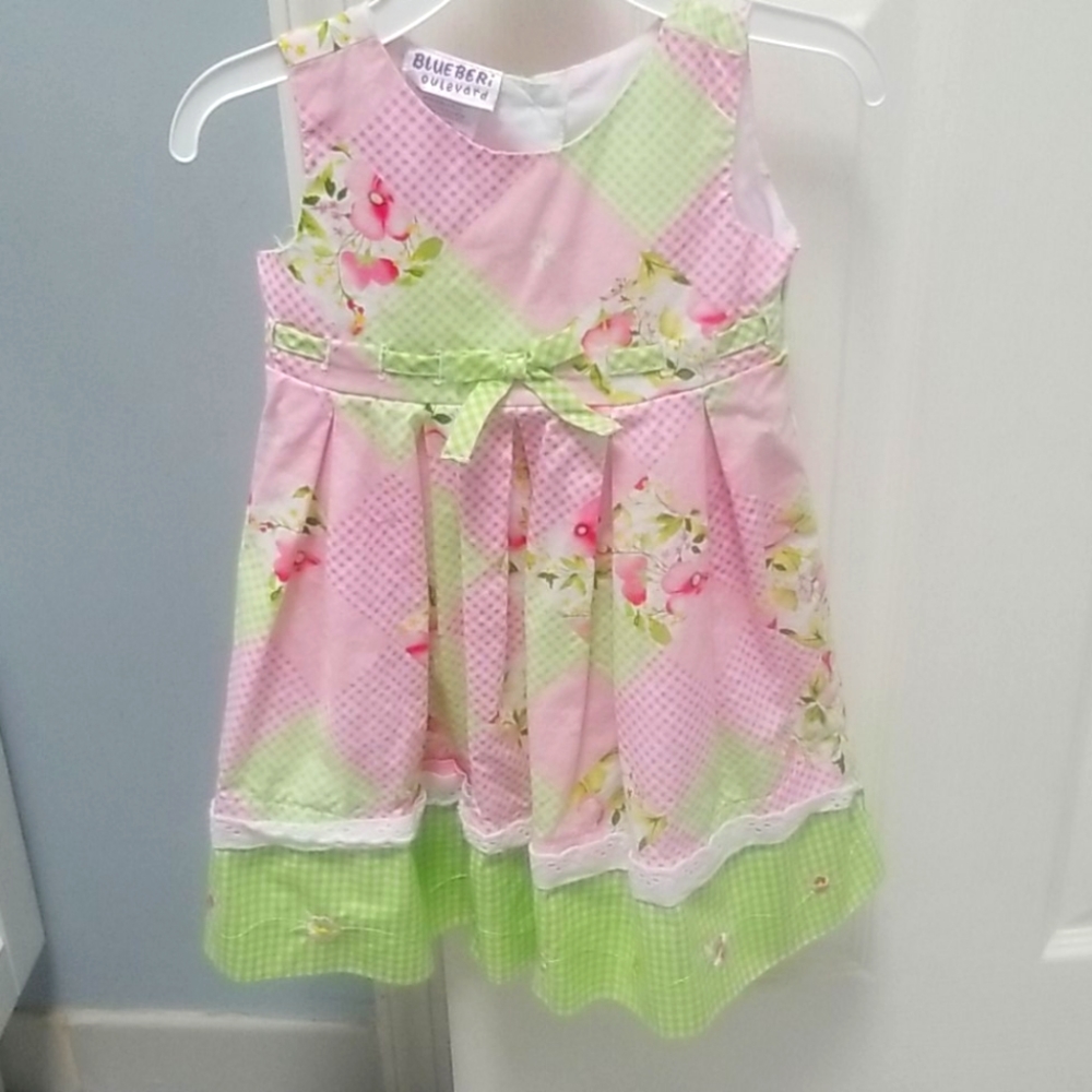 Patchwork Print Bluberri Boulevard Dress 18months